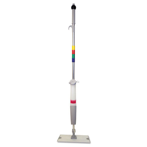 Boardwalk® Bucketless Microfiber Mop System, 5 X 18 Blue Microfiber Head, 59" Gray Aluminum-polypropylene Handle freeshipping - TVN Wholesale