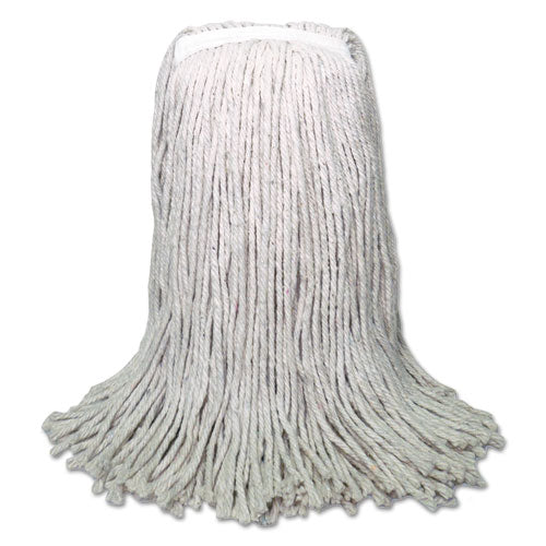Boardwalk® Banded Mop Head, Cotton, Cut-end, White, 16 Oz, 12-carton freeshipping - TVN Wholesale