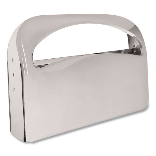 Boardwalk® Toilet Seat Cover Dispenser, 16 X 3 X 11.5, Chrome freeshipping - TVN Wholesale