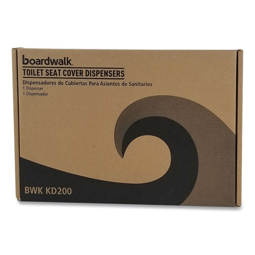 Boardwalk® Toilet Seat Cover Dispenser, 16 X 3 X 11.5, Chrome freeshipping - TVN Wholesale