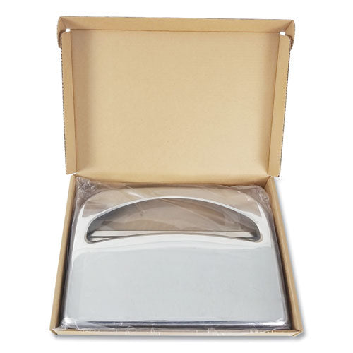 Boardwalk® Toilet Seat Cover Dispenser, 16 X 3 X 11.5, Chrome freeshipping - TVN Wholesale