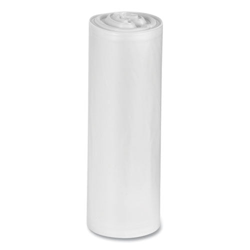 Boardwalk® Repro Low-density Can Liners, For Slim Jim Containers, 23 Gal, 1 Mil, 28 X 45, Clear, 15 Bags-roll, 10 Rolls-carton freeshipping - TVN Wholesale