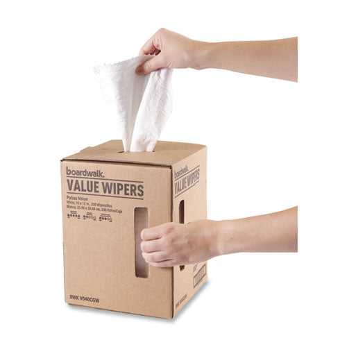 Boardwalk® Drc Wipers, White, 10 X 12, Centerpull, 200-box freeshipping - TVN Wholesale