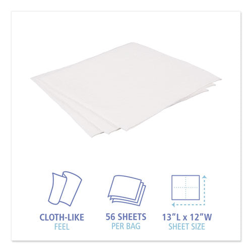 Boardwalk® Drc Wipers, White, 12 X 13, 18 Bags Of 56, 1008-carton freeshipping - TVN Wholesale