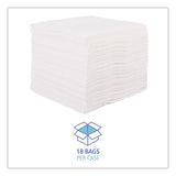 Boardwalk® Drc Wipers, White, 12 X 13, 18 Bags Of 56, 1008-carton freeshipping - TVN Wholesale