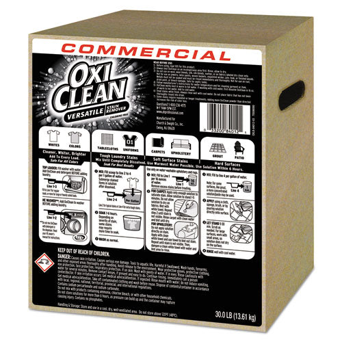 OxiClean™ Stain Remover, Regular Scent, 30 Lb Box freeshipping - TVN Wholesale