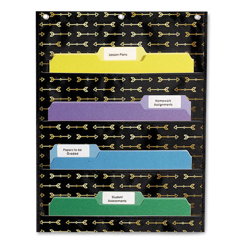 Carson-Dellosa Education Storage Pocket Chart, 10 Pockets, 14 X 47, Black freeshipping - TVN Wholesale
