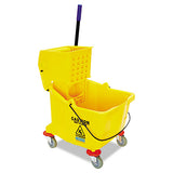Flo-Pac® Side-press Bucket-wringer Combo, 35 Qt, Yellow freeshipping - TVN Wholesale