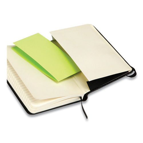 Markings® by C.R. Gibson Bonded Leather Journal, 1 Subject, Narrow Rule, Black Cover, 5 X 3, 192 Sheets freeshipping - TVN Wholesale