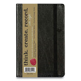 Markings® by C.R. Gibson Bonded Leather Journal, 1 Subject, Narrow Rule, Black Cover, 5 X 3, 192 Sheets freeshipping - TVN Wholesale