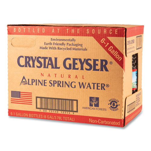 Crystal Geyser® Alpine Spring Water, 1 Gal Bottle, 6-case, 48 Cases-pallet freeshipping - TVN Wholesale