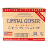 Crystal Geyser® Alpine Spring Water, 1 Gal Bottle, 6-case, 48 Cases-pallet freeshipping - TVN Wholesale