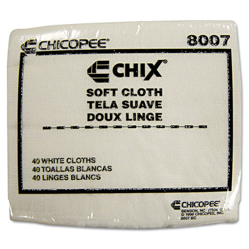 Chix® Soft Cloths, 13 X 15, White, 1200-carton freeshipping - TVN Wholesale