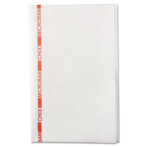 Chix® Food Service Towels, 13 X 21, Cotton, White-red, 150-carton freeshipping - TVN Wholesale