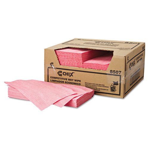 Chix® Wet Wipes, 11 1-2 X 24, White-pink, 200-carton freeshipping - TVN Wholesale