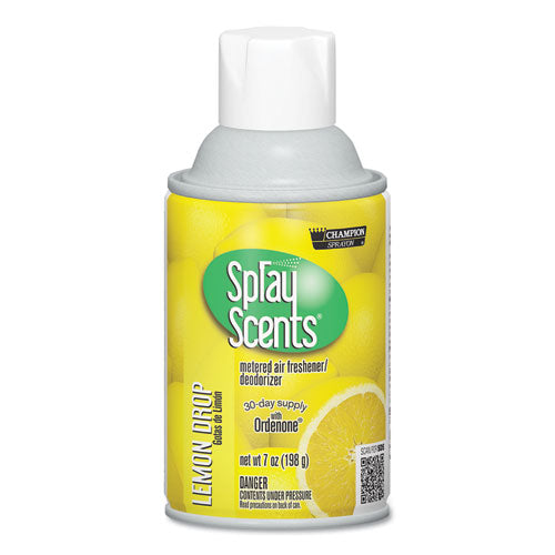 Chase Products Sprayscents Metered Air Freshener Refill, Lemon, 7 Oz Aerosol, Spray 12-carton freeshipping - TVN Wholesale