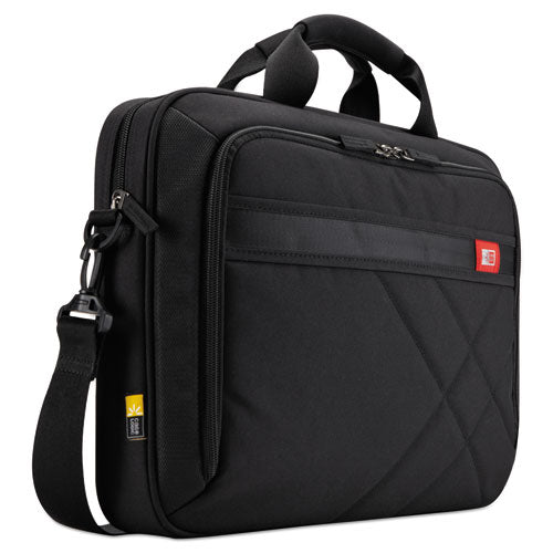 Case Logic® Diamond 17" Laptop Briefcase, 17.3" X 3.2" X 12.5", Black freeshipping - TVN Wholesale