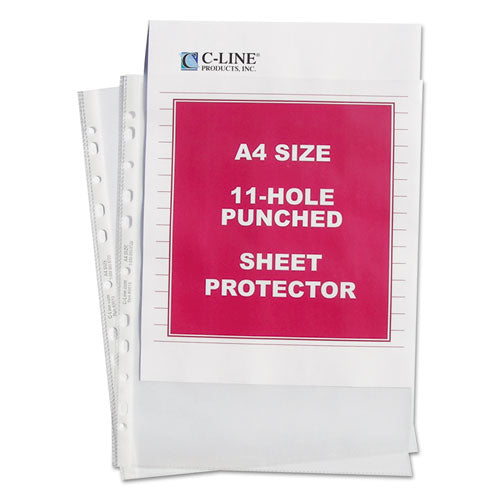 C-Line® Standard Weight Poly Sheet Protectors, Clear, 2", 11 3-4 X 8 1-4, 50-bx freeshipping - TVN Wholesale