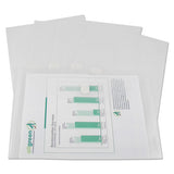 C-Line® Reusable Poly Envelope, Hook And Loop Closure, 9.38 X 13, Clear, 5-pack freeshipping - TVN Wholesale