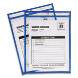 C-Line® Stitched Shop Ticket Holders, Top Load, Super Heavy, Clear, 9" X 12" Inserts, 15-box freeshipping - TVN Wholesale