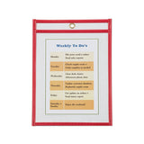 C-Line® Stitched Shop Ticket Holders, Top Load, Super Heavy, Clear, 6" X 9" Inserts, 25-box freeshipping - TVN Wholesale