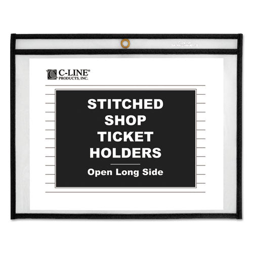 C-Line® Shop Ticket Holders, Stitched, Sides Clear, 50 Sheets, 11 X 8 1-2, 25-box freeshipping - TVN Wholesale