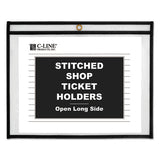 C-Line® Shop Ticket Holders, Stitched, Sides Clear, 50 Sheets, 11 X 8 1-2, 25-box freeshipping - TVN Wholesale