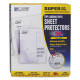 C-Line® Super Heavyweight Vinyl Sheet Protectors, Nonglare, 2 Sheets, 11 X 8 1-2, 50-bx freeshipping - TVN Wholesale