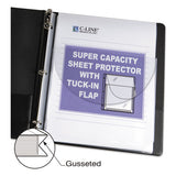 C-Line® Super Capacity Sheet Protectors With Tuck-in Flap, 200", Letter Size, 10-pack freeshipping - TVN Wholesale