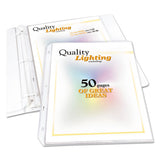 C-Line® High Capacity Polypropylene Sheet Protectors, Clear, 50", 11 X 8 1-2, 25-bx freeshipping - TVN Wholesale