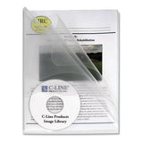 C-Line® Multi-section Project Folders W- Clear Dividers, 3-sections, 1-3-cut Tab, Letter Size, Clear, 25-box freeshipping - TVN Wholesale