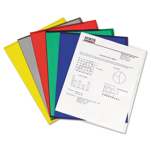 C-Line® Antimicrobial Protected Poly Project Folders, Letter Size, Clear, 25-box freeshipping - TVN Wholesale