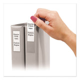 C-Line® Self-adhesive Ring Binder Label Holders, Top Load, 1 X 2 13-16, Clear, 12-pack freeshipping - TVN Wholesale