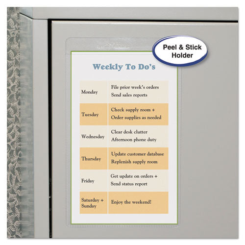 C-Line® Self-adhesive Shop Ticket Holders, Super Heavy, 25 Sheets, 5 X 8, 50-box freeshipping - TVN Wholesale