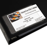 C-Line® Self-adhesive Business Card Holders, Top Load, 2 X 3 1-2, Clear, 10-pack freeshipping - TVN Wholesale