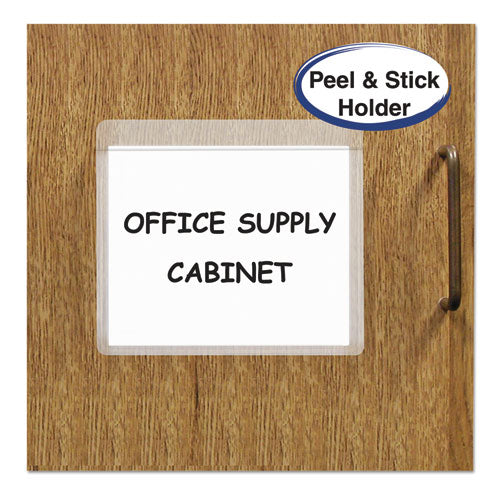 C-Line® Self-adhesive Labeling Pockets, Top Load, 3 3-4 X 3, Clear, 25-pack freeshipping - TVN Wholesale