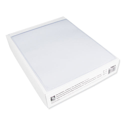 C-Line® Self-adhesive Shop Ticket Holders, Super Heavy, 15 Sheets, 8 1-2 X 11, 50-box freeshipping - TVN Wholesale