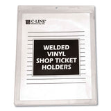 C-Line® Clear Vinyl Shop Ticket Holders, Both Sides Clear, 50 Sheets, 9 X 12, 50-box freeshipping - TVN Wholesale