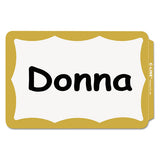 C-Line® Self-adhesive Name Badges, 3.5 X 2.25, Gold, 100-box freeshipping - TVN Wholesale