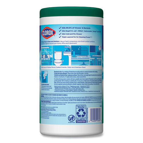 Clorox® Disinfecting Wipes, Fresh Scent, 7 X 8, White, 75-canister, 6 Canisters-carton freeshipping - TVN Wholesale