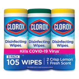 Clorox® Disinfecting Wipes, 7 X 8, Fresh Scent-citrus Blend, 35-canister, 3-pack freeshipping - TVN Wholesale