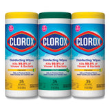 Clorox® Disinfecting Wipes, 7 X 8, Fresh Scent-citrus Blend, 35-canister, 3-pack freeshipping - TVN Wholesale