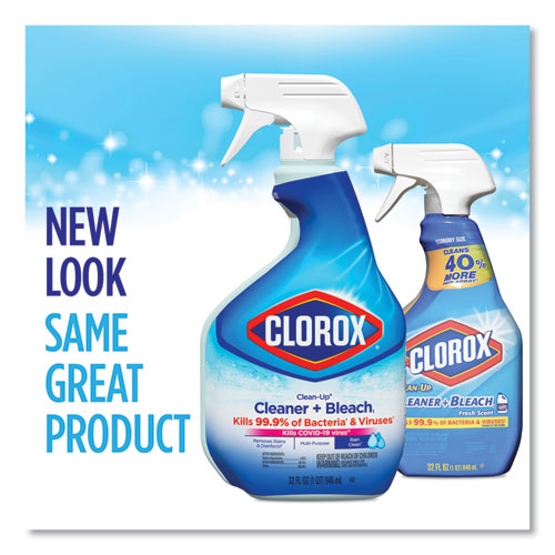 Clorox® Clean-up Cleaner + Bleach, 32 Oz Spray Bottle, Fresh Scent, 9-carton freeshipping - TVN Wholesale