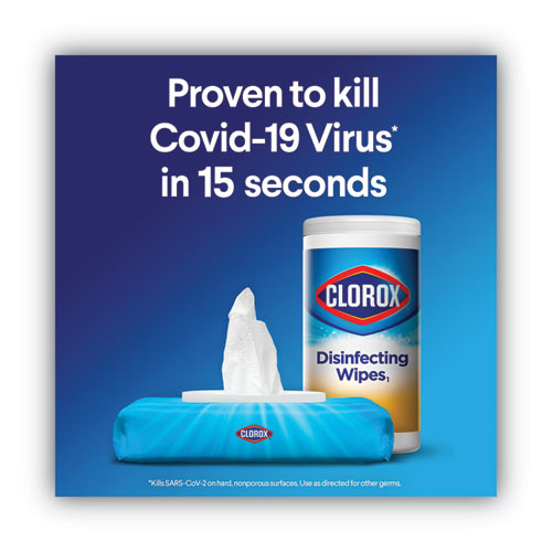 Clorox® Disinfecting Wipes, 7 X 8, Fresh Scent-citrus Blend, 75-canister, 3-pk freeshipping - TVN Wholesale