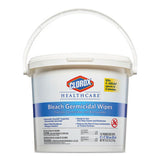 Clorox® Healthcare® Bleach Germicidal Wipes, 12 X 12, Unscented, 110-bucket freeshipping - TVN Wholesale