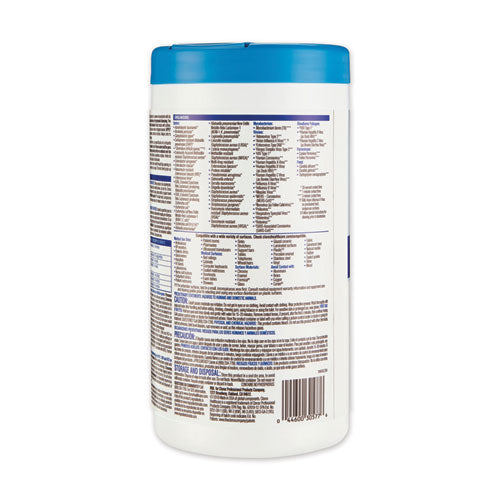 Clorox® Healthcare® Bleach Germicidal Wipes, 6 X 5, Unscented, 150-canister, 6 Canisters-carton freeshipping - TVN Wholesale