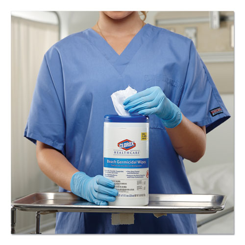 Clorox® Healthcare® Bleach Germicidal Wipes, 6 X 5, Unscented, 150-canister freeshipping - TVN Wholesale