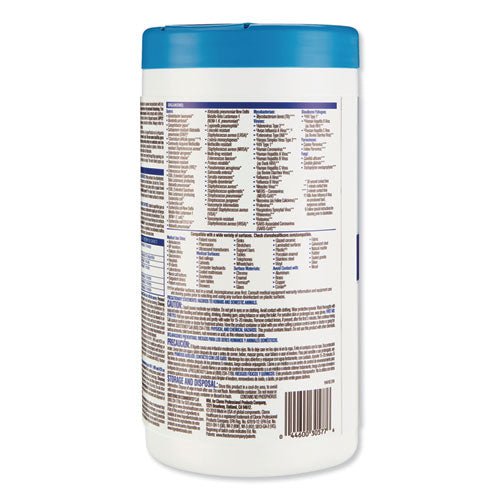 Clorox® Healthcare® Bleach Germicidal Wipes, 6 X 5, Unscented, 150-canister freeshipping - TVN Wholesale