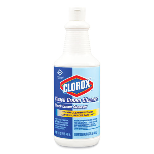 Clorox® Bleach Cream Cleanser, Fresh Scent, 32 Oz Bottle, 8-carton freeshipping - TVN Wholesale