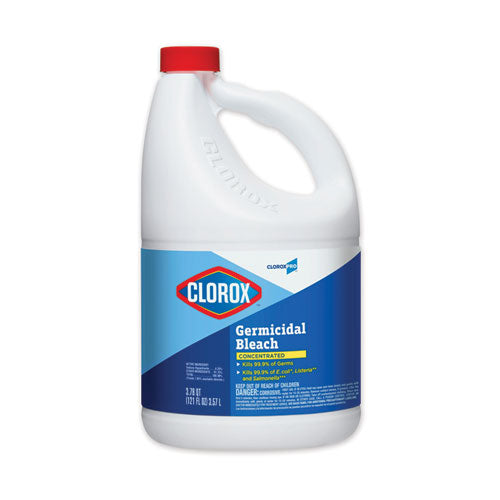 Clorox® Concentrated Germicidal Bleach, Regular, 121 Oz Bottle freeshipping - TVN Wholesale